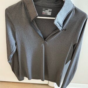 Under Armour Gray Quarter-Zip Sweatshirt